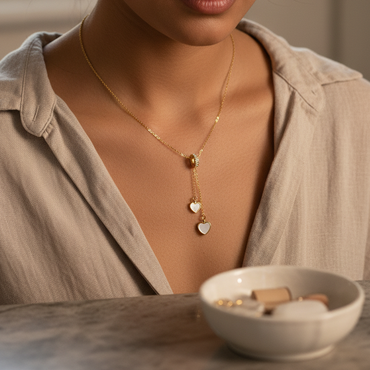 Fashion heart-shaped pendant