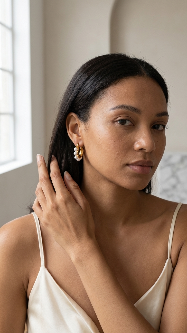 Pearls Drop Earrings Earrings